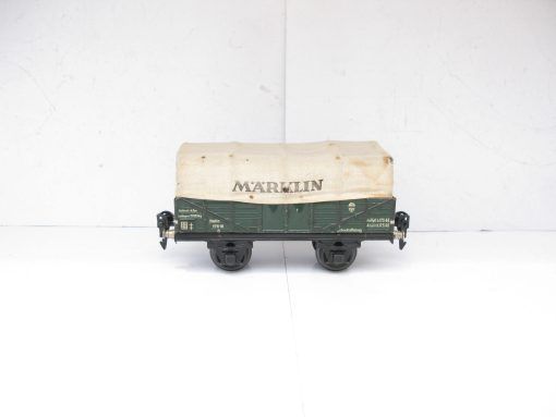 Marklin 0 Gauge Ref: 17610 Halle Open wagon with Tarpaulin Printed MARKLIN - unboxed