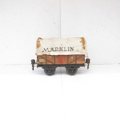 Marklin 0 Gauge Open wagon with Tarpaulin Printed MARKLIN - unboxed