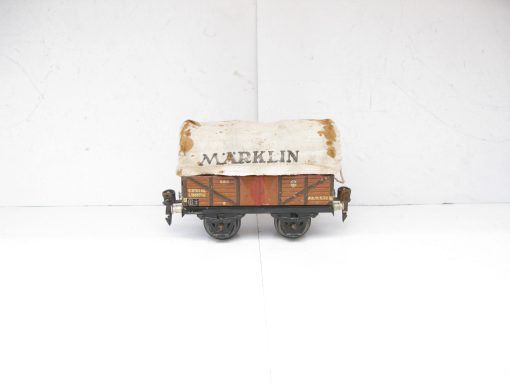 Marklin 0 Gauge Open wagon with Tarpaulin Printed MARKLIN - unboxed