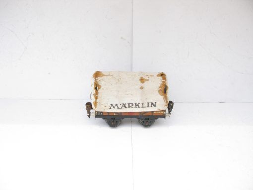 Marklin 0 Gauge Open wagon with Tarpaulin Printed MARKLIN - unboxed - Image 4