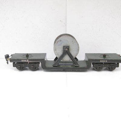 Marklin 0 Gauge 8-wheel Tolley Wagon with Single Cable Drum - unboxed