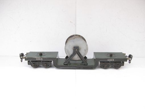 Marklin 0 Gauge 8-wheel Tolley Wagon with Single Cable Drum - unboxed - Image 3