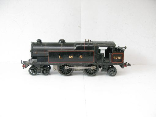 Hornby 0 Gauge E2/6 Special Tank Loco LMS black No.6781, 3-rail 6 volt Electric - unboxed