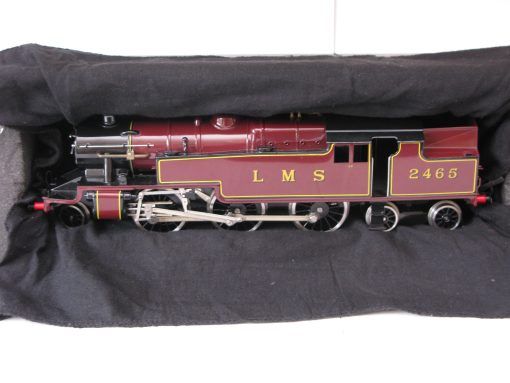Ace 0 Gauge Modern issue E/08 LMS Lined maroon 2-6-4 Stanier Tank Loco class No.2465, 2/3-rail electric - Boxed with outer mailer - Image 3