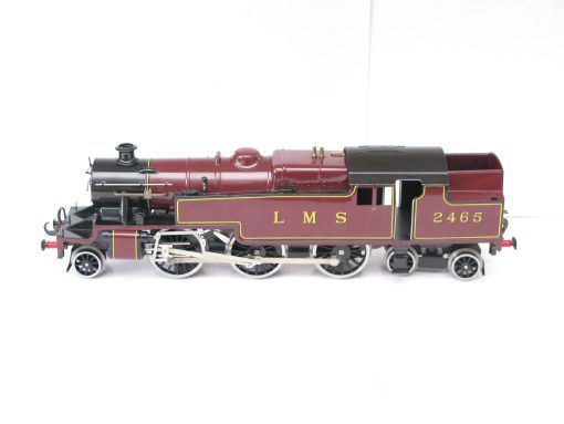 Ace 0 Gauge Modern issue E/08 LMS Lined maroon 2-6-4 Stanier Tank Loco class No.2465, 2/3-rail electric - Boxed with outer mailer - Image 4