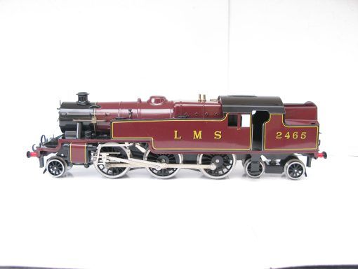 Ace 0 Gauge Modern issue E/08 LMS Lined maroon 2-6-4 Stanier Tank Loco class No.2465, 2/3-rail electric - Boxed with outer mailer - Image 5