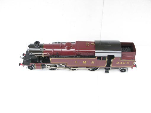 Ace 0 Gauge Modern issue E/08 LMS Lined maroon 2-6-4 Stanier Tank Loco class No.2465, 2/3-rail electric - Boxed with outer mailer - Image 6