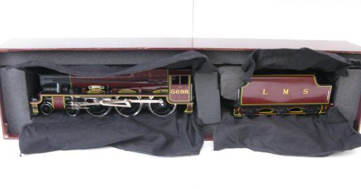 Ace 0 Gauge Modern issue E/18 LMS Lined maroon 4-6-0 Loco & Tender Jubilee class 'MARS' No.5698, 2/3-rail electric - Boxed with outer mailer - Image 3