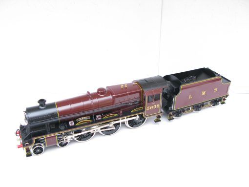 Ace 0 Gauge Modern issue E/18 LMS Lined maroon 4-6-0 Loco & Tender Jubilee class 'MARS' No.5698, 2/3-rail electric - Boxed with outer mailer - Image 6