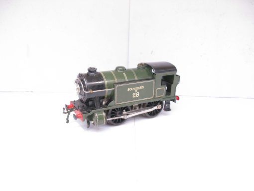 Hornby 0 Gauge Scarce No.E120 Special Tank Loco SR Green No.B28, 3-rail electric circa 1934/35 - unboxed - Image 3
