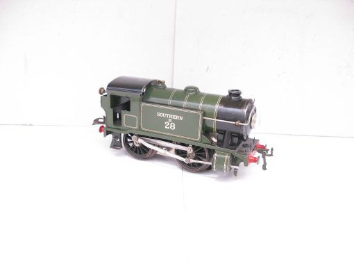 Hornby 0 Gauge Scarce No.E120 Special Tank Loco SR Green No.B28, 3-rail electric circa 1934/35 - unboxed - Image 4