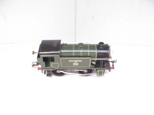 Hornby 0 Gauge Scarce No.E120 Special Tank Loco SR Green No.B28, 3-rail electric circa 1934/35 - unboxed - Image 6