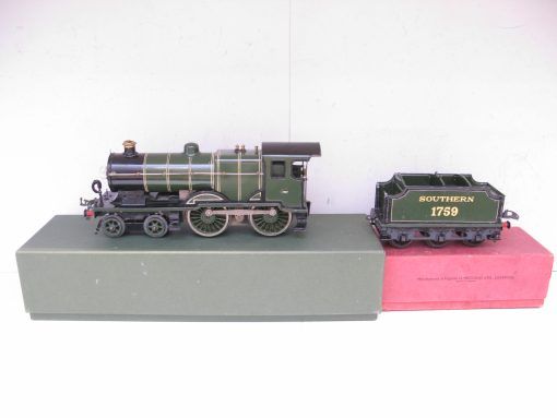 Hornby 0 Gauge E220 Special Loco & Tender SR Class L1 No.1759, 20 volt electric - in reproduction boxes