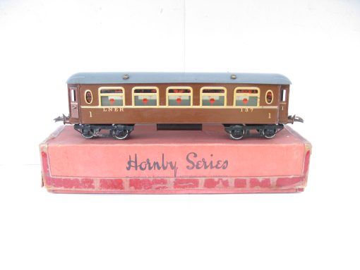 Hornby 0 Gauge No.2 LNER All 1st Saloon coach - Boxed