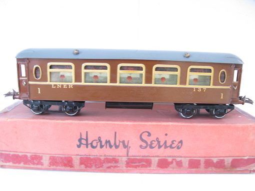 Hornby 0 Gauge No.2 LNER All 1st Saloon coach - Boxed - Image 4