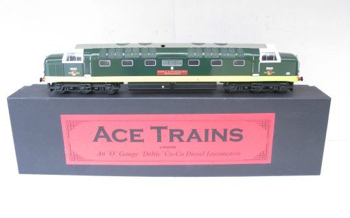 Ace 0 Gauge Modern issue E/41 BR 2 tone green Co-Co Deltic Diesel Locomotive 'Argyll and Sutherland Highlander' No. D9021, 2/3-rail electric - Boxed - Image 2