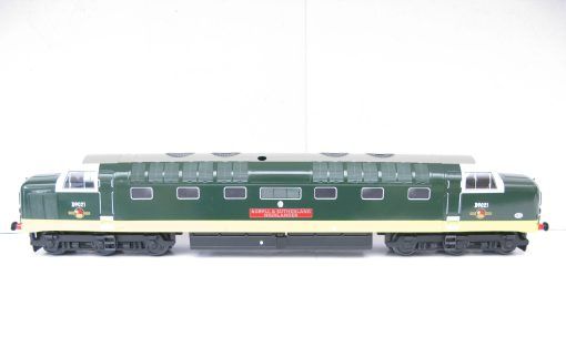 Ace 0 Gauge Modern issue E/41 BR 2 tone green Co-Co Deltic Diesel Locomotive 'Argyll and Sutherland Highlander' No. D9021, 2/3-rail electric - Boxed - Image 4