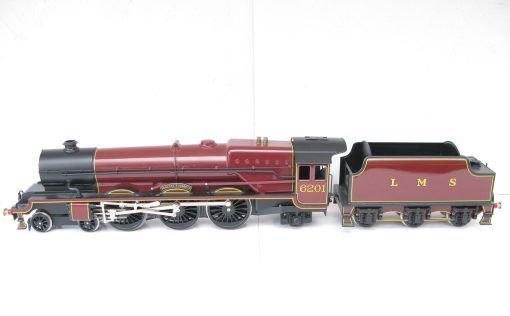 Corgi Bassett Lowke 0 Gauge Modern issue BL99006 Limited Edition 4-6-2 LMS maroon Loco & Tender 'Princess Elizabeth No.6201, 2/3-rail electric - Boxed