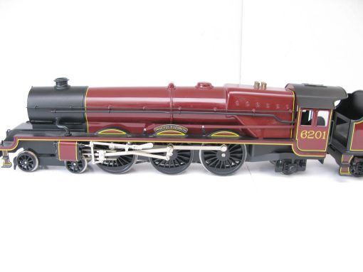 Corgi Bassett Lowke 0 Gauge Modern issue BL99006 Limited Edition 4-6-2 LMS maroon Loco & Tender 'Princess Elizabeth No.6201, 2/3-rail electric - Boxed - Image 4