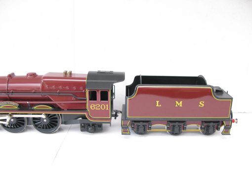 Corgi Bassett Lowke 0 Gauge Modern issue BL99006 Limited Edition 4-6-2 LMS maroon Loco & Tender 'Princess Elizabeth No.6201, 2/3-rail electric - Boxed - Image 5