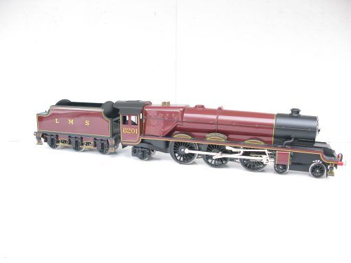 Corgi Bassett Lowke 0 Gauge Modern issue BL99006 Limited Edition 4-6-2 LMS maroon Loco & Tender 'Princess Elizabeth No.6201, 2/3-rail electric - Boxed - Image 9