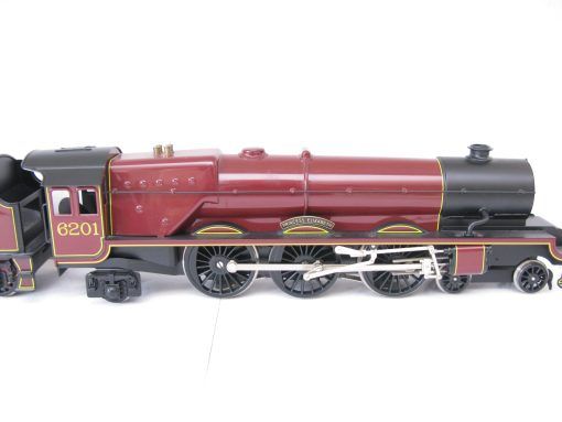 Corgi Bassett Lowke 0 Gauge Modern issue BL99006 Limited Edition 4-6-2 LMS maroon Loco & Tender 'Princess Elizabeth No.6201, 2/3-rail electric - Boxed - Image 12