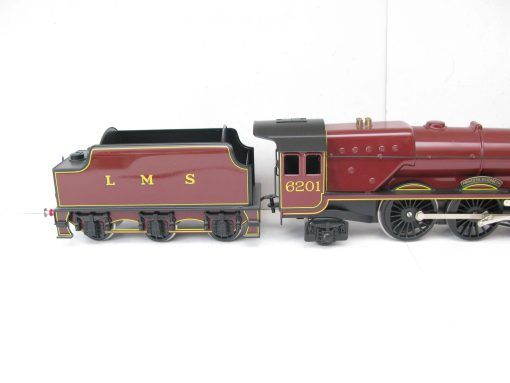 Corgi Bassett Lowke 0 Gauge Modern issue BL99006 Limited Edition 4-6-2 LMS maroon Loco & Tender 'Princess Elizabeth No.6201, 2/3-rail electric - Boxed - Image 14