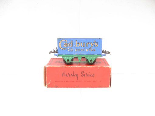 Hornby 0 Gauge 'CADBURY'S' Private owner Chocolate van with green base Circa 1933 - Boxed