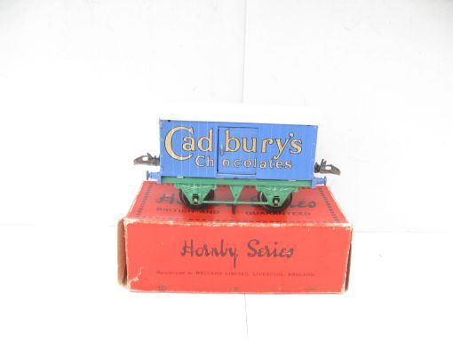 Hornby 0 Gauge 'CADBURY'S' Private owner Chocolate van with green base Circa 1933 - Boxed - Image 4