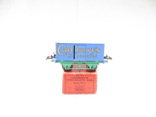 Hornby 0 Gauge 'CADBURY'S' Private owner Chocolate van with green base Circa 1933 - Boxed - Image 5