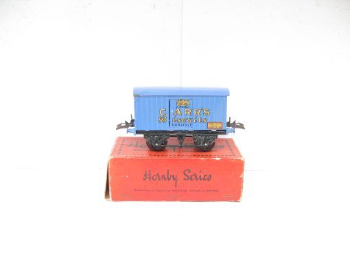 Hornby 0 Gauge 'CARR'S' Private owner Biscuits van Circa 1935 - Boxed