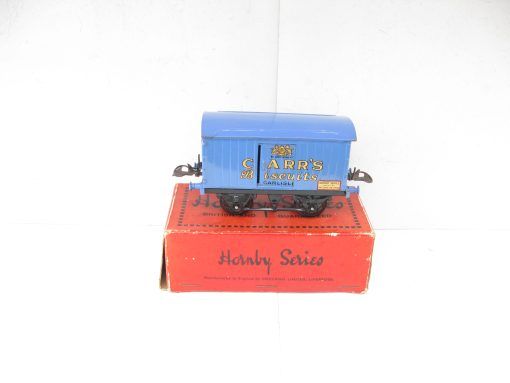Hornby 0 Gauge 'CARR'S' Private owner Biscuits van Circa 1935 - Boxed - Image 4