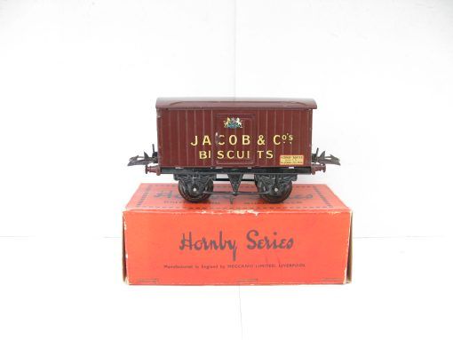 Hornby 0 Gauge Hard to find 'JACOB'S' Private owner Biscuits van Circa 1935 on closed Chassis - Boxed - Image 3