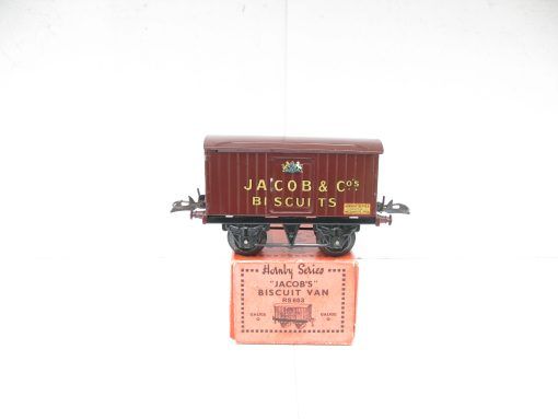 Hornby 0 Gauge Hard to find 'JACOB'S' Private owner Biscuits van Circa 1935 on closed Chassis - Boxed - Image 6