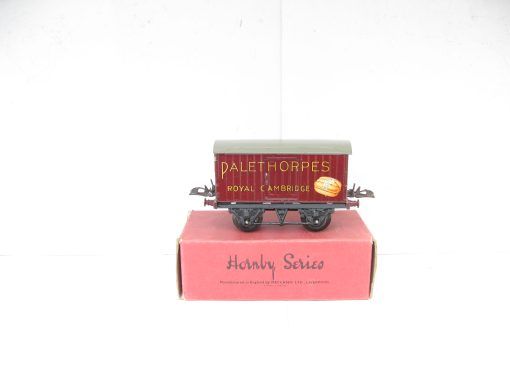 Hornby 0 Gauge 'PALETHORPES' Private owner Sausage van Circa 1938 - Boxed