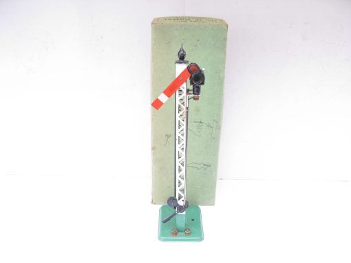 Hornby 0 Gauge 2E Single Arm Signal with screw fittings Circa 1939 - Boxed