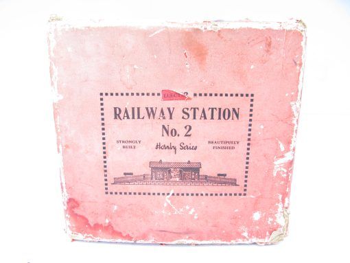 Hornby 0 Gauge No.2E Goods Station, cream base circa 1932 with plug and socket type fittings - Boxed - Image 2