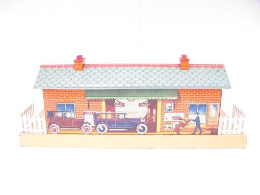 Hornby 0 Gauge No.2E Goods Station, cream base circa 1932 with plug and socket type fittings - Boxed - Image 7