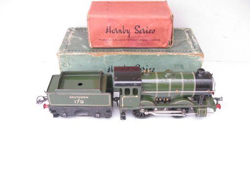 Hornby 0 Gauge E120 Special Loco & Tender SR lined Green No.A179, 20 volt electric - Boxed - Image 7