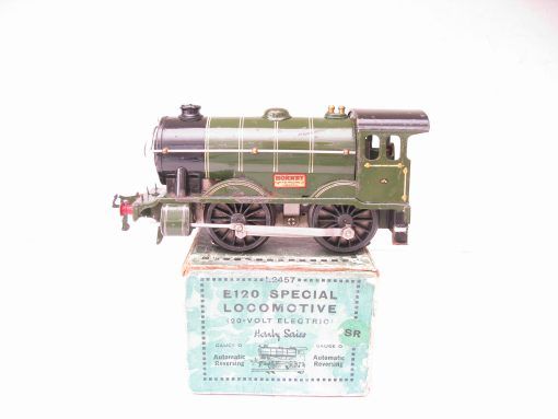 Hornby 0 Gauge E120 Special Loco & Tender SR lined Green No.A179, 20 volt electric - Boxed - Image 8