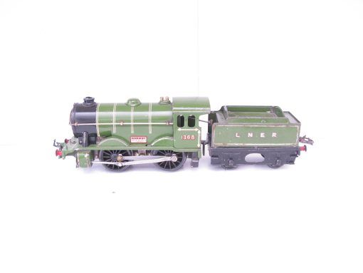 Hornby 0 Gauge E120 Special Loco & Tender LNER lined Green No.1368, 20 volt electric - unboxed