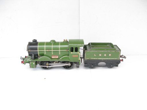 Hornby 0 Gauge E120 Special Loco & Tender LNER lined Green No.1368, 20 volt electric - unboxed - Image 2