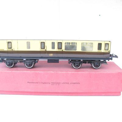 Hornby 0 Gauge No.2 GWR Corridor Brake end Coach Circa 1939 - Boxed