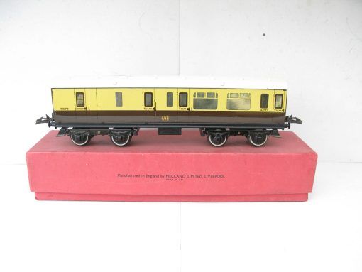 Hornby 0 Gauge No.2 GWR Corridor Brake end Coach Circa 1939 - Boxed - Image 6