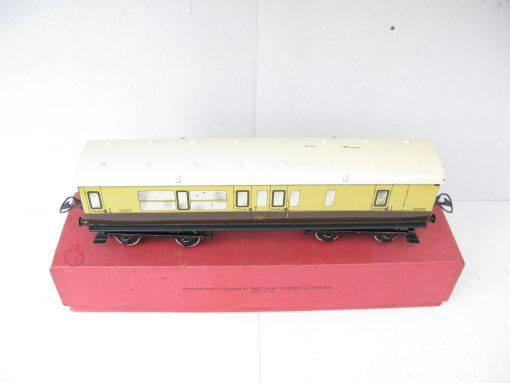 Hornby 0 Gauge No.2 GWR Corridor Brake end Coach Circa 1939 - Boxed - Image 11