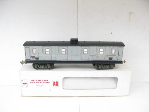 AS / Highfield Models modern issue 0 Gauge French (Continental outline) PLM Full Brake bogie coach - Boxed
