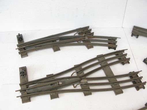 Hornby 0 Gauge Tinplate 3-rail electric, Left hand - Right hand - and Parallel points - unboxed Priced at £5 each