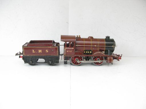 Hornby 0 Gauge E120 Special Loco & Tender LMS lined Maroon No.8712, 20 volt electric - unboxed - Image 3