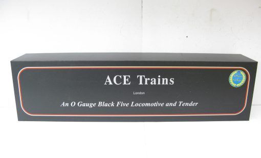 Ace 0 Gauge Modern issue E/19 LMS Satin black 4-6-0 Loco & Tender class 5MT Black 5 'Ayrshire Yeomanry' No.5156, 2/3-rail electric - Boxed - Image 2