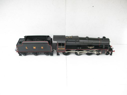 Ace 0 Gauge Modern issue E/19 LMS Satin black 4-6-0 Loco & Tender class 5MT Black 5 'Ayrshire Yeomanry' No.5156, 2/3-rail electric - Boxed - Image 12